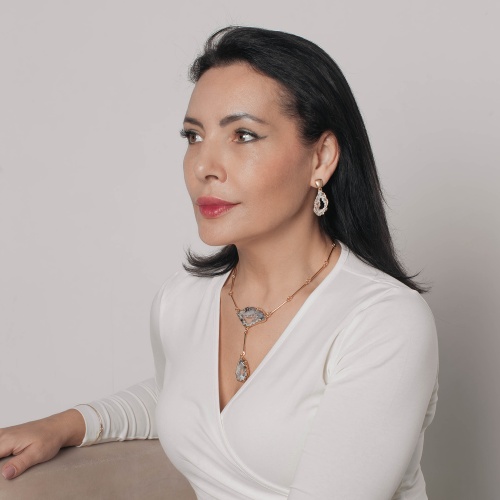 Серьги Possebon Geodo Natural, A5497.15 BR/G фото 2